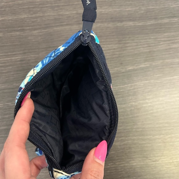 Vera Bradley Mirror Cosmetic Makeup Case Lotus Flower Swirl Quilted Bag NWOT - Picture 9 of 9